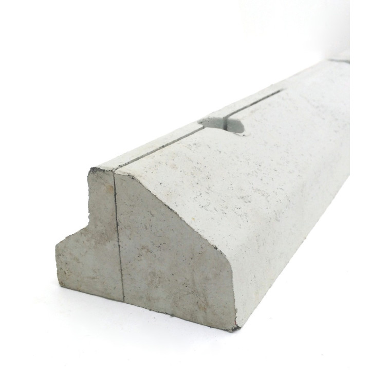 OEM - Cordolo in Gomma a Tre Fori  per Delimitazione Corsia 1000x110mm - Grigio