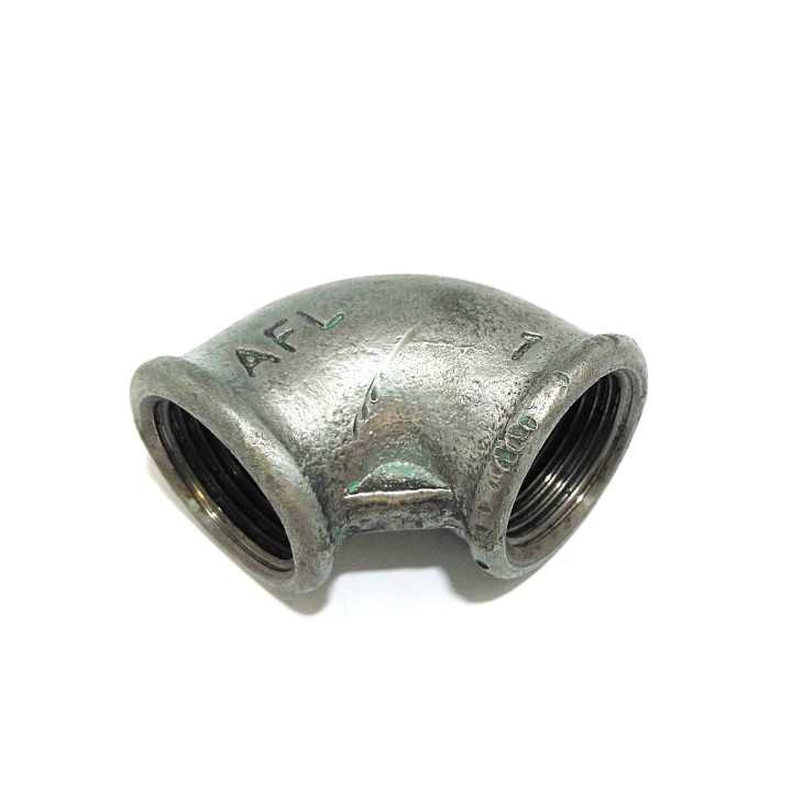 Raccordo Idraulico Femmina in Ghisa a Gomito 90° 1" - AFL