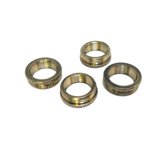 4x Riduttore Pressacavo in Ottone