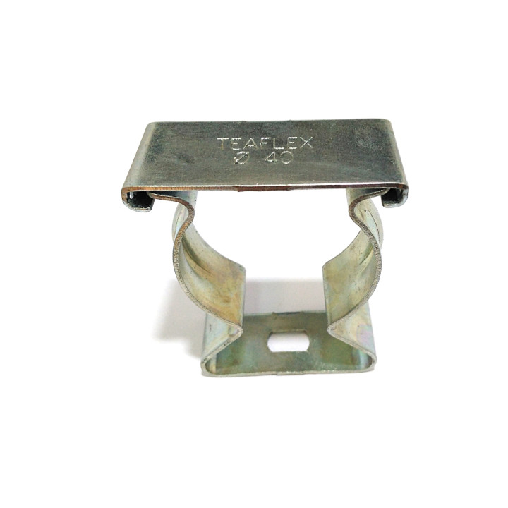 TEAFLEX FARX40 - 8 x Collari di Fissaggio a Innesto Rapido in Acciaio