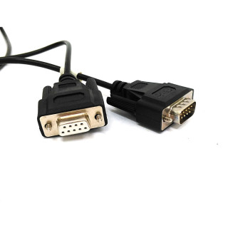 OEM - Cavo VGA Monitor LCD 300V. Maschio/Femmina - Lunghezza Mt. 1.70 - Nero