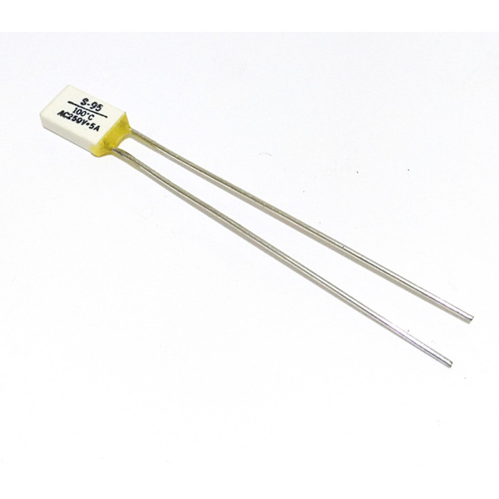 Radial Thermal Fuse S-95 - 100°C 250VAC 5A