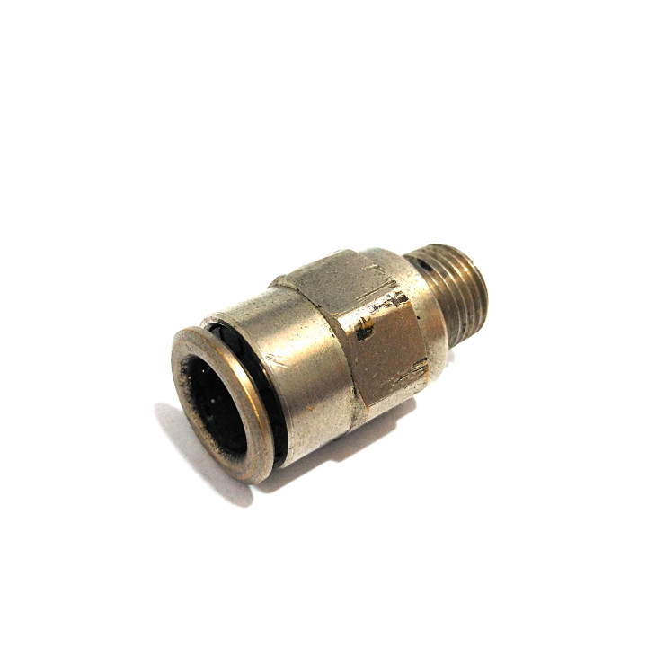 2x Raccordo Diritto Maschio 1/8" per Tubo 8mm