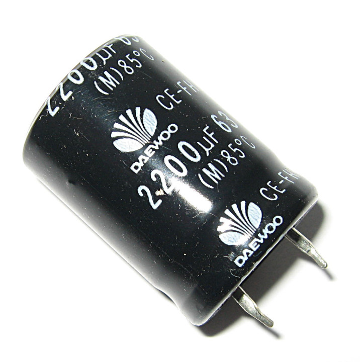  Electrolytic Capacitor THT - 2200uF 63V - PCB Mount