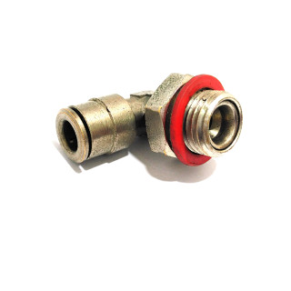 Raccordo Pneumatico Gomito 90° Maschio 1/2" per Tubo 6mm
