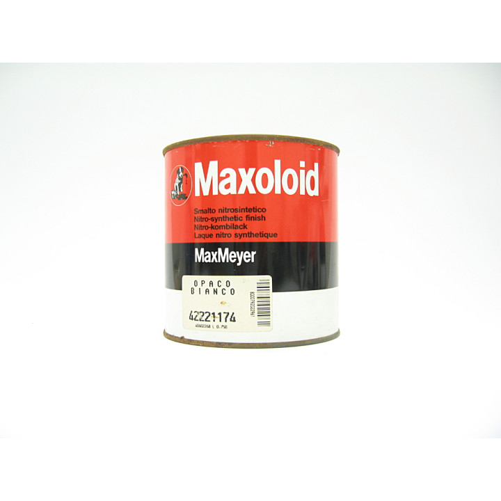 Maxoloid Maxmart Decorative ENAMEL HAMMERED by Air Nytro-Sintetic OPAQUE WHITE Lead-Free 750ml