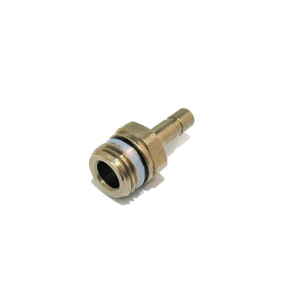 Raccordo Pneumatico Diritto Maschio 1/2" per Tubo 6mm