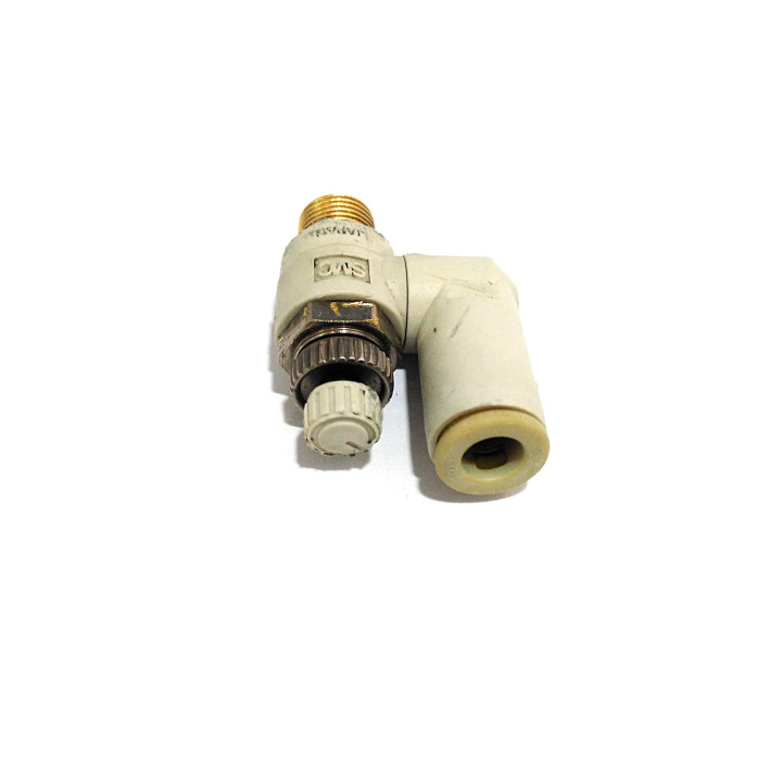 SMC AS2301F - 2x Raccordo Tipo Universale Regolatore Maschio 1/8" per Tubo 6mm