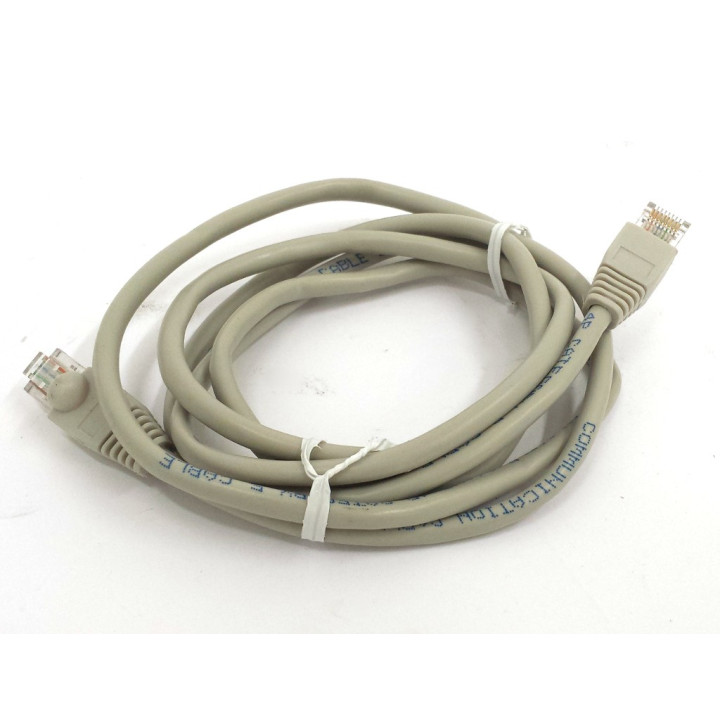 OEM - Cavo di Rete Ethernet Categoria 5 - Tipo 24AWG - Lunghezza Mt. 1.50 - Grigio