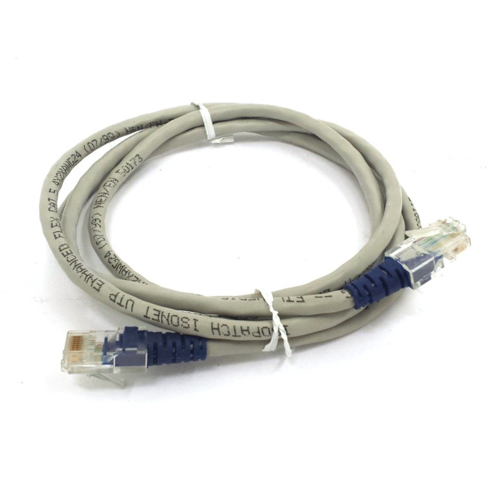 OEM 4X2XAWG24 - Cavo di Rete Ethernet Categoria 5 - Lunghezza Mt. 1.50 - Grigio