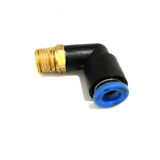 SMC - Raccordo a L Filettato Maschio 1/8" per Tubo 6mm