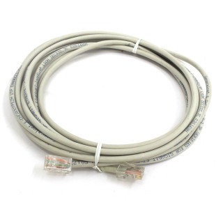 OEM - Cavo di Rete Ethernet Categoria 5 - Tipo 24AWGX4P - Lunghezza Mt. 4,50 - Grigio