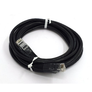 OEM - Cavo di Rete Ethernet Categoria 6 - Tipo 24AWG - Lunghezza Mt. 3 - Nero