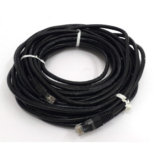 OEM - Cavo di Rete Ethernet Categoria 6 - Tipo 24AWG - Lunghezza Mt. 10 - Nero