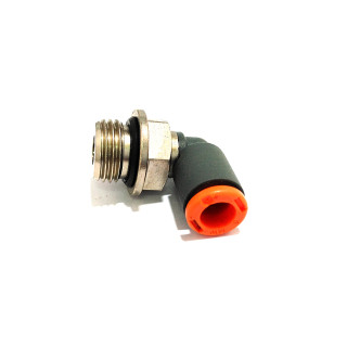 METAL WORK - 3x Raccordo Pneumatico a L Girevole 1/2" Maschio per Tubi Pneumatici 6mm