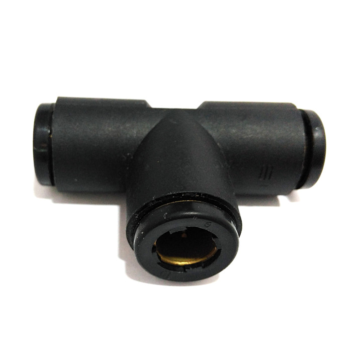 Raccordo Pneumatico a T per Tubo 10mm