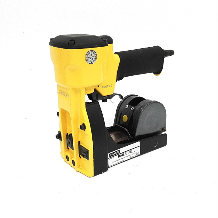 STANLEY 0604123010 - Graffatrice/Chiodatrice Pneumatica 2 in 1 - Mod. RAB AR 58 - Misure 20,5x10x17,5