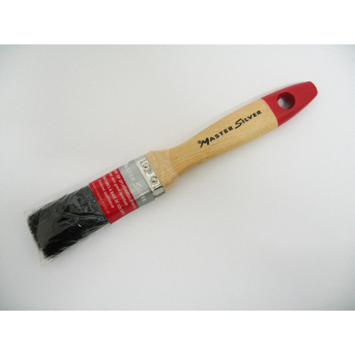 Brush Master Silver 25mm Bristle Chinese - Sleeve Nickel