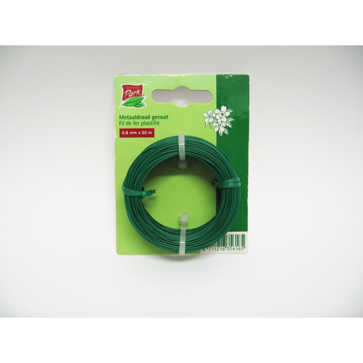 Iron Wire Plasticized - Green 0.8mm x 50m