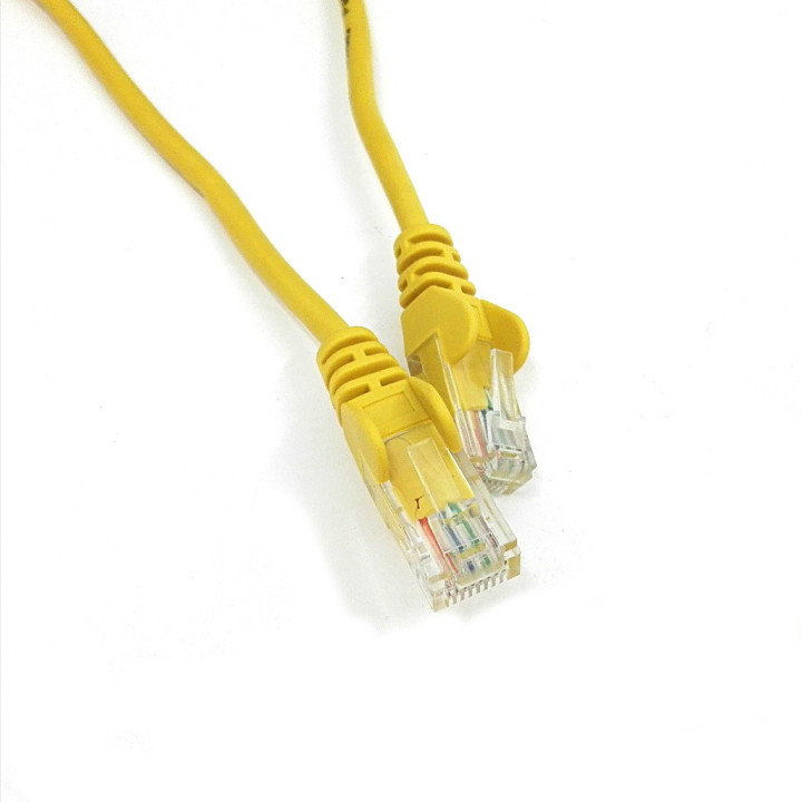 OEM - Cavo di Rete Ethernet Categoria 5/E - Lunghezza Cm. 30 - Giallo