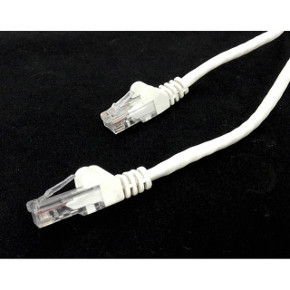OEM - Cavo di Rete Ethernet Categoria 5/E - Tipo 24AWGX4P - Lunghezza Mt. 5 - Bianco