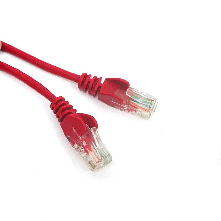 OEM - Cavo di Rete Ethernet Categoria 5/E - Lunghezza Mt. 2 - Rosso