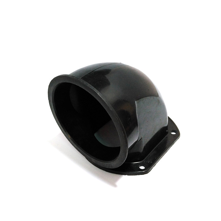 CNC 3D - Raccordo con Flangia a Gomito / idraulico / in plastica