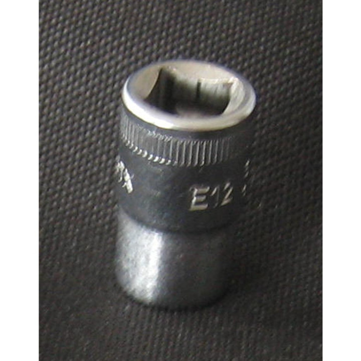 STAHLWILLE - Chiave a Bussola E12 per Viti con Profilo Esterno Torx - Mod. CHROME ALLOY