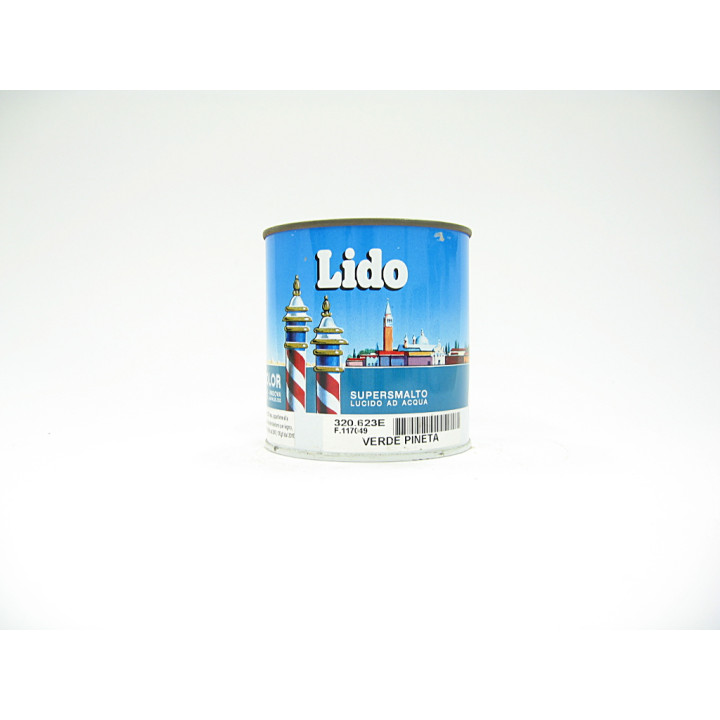 LIDO SUPERSMALTO LUCIDO Water Based Enamel PINEWOOD GREEN 375ml
