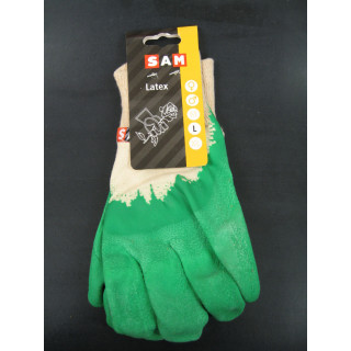 SAM Guanti LATEX da Lavoro -Verde - Taglia L