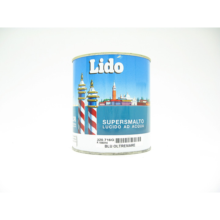 LIDO SUPERSMALTO LUCIDO all'Acqua BLU OLTREMARE 750ml