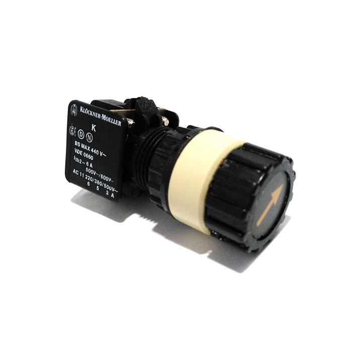 KLOCKNER-MOELLER VDE0660 - Blocco Contatto con Selettore Nero 6A 440V