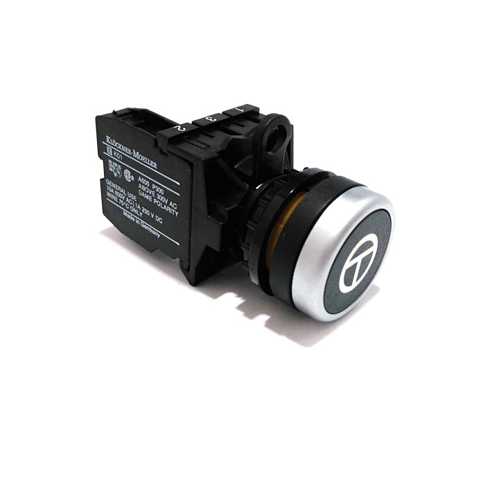 KLOCKNER-MOELLER EK01 - Blocco Contatto con Testa Pulsante Nero 10A 600V