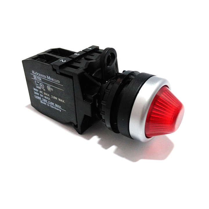 KLOCKNER-MOELLER EFR - Blocco Contatto con Testa Luminosa Rosso250V