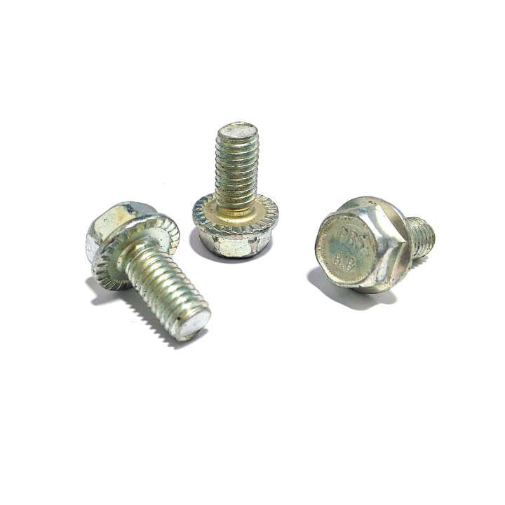 CNC 3D - 10x Viti Trilobate Testa Esagonale Finta Rondella Dentellate