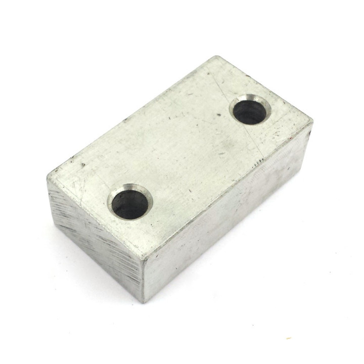 CNC 3D - Supporto in Alluminio 60x35x20mm