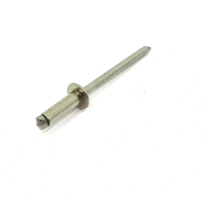 OEM - 50x Rivetto A2 a Strappo Testa Piana - Acciaio Inox
