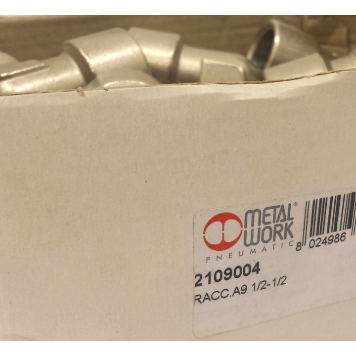 METAL WORK - Raccordo A9 Femmina  1/2-1/2