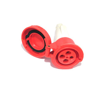 GEWISS GW62041H - Presa Mobile Diritta 3P+T, 32A, 400V, IP67