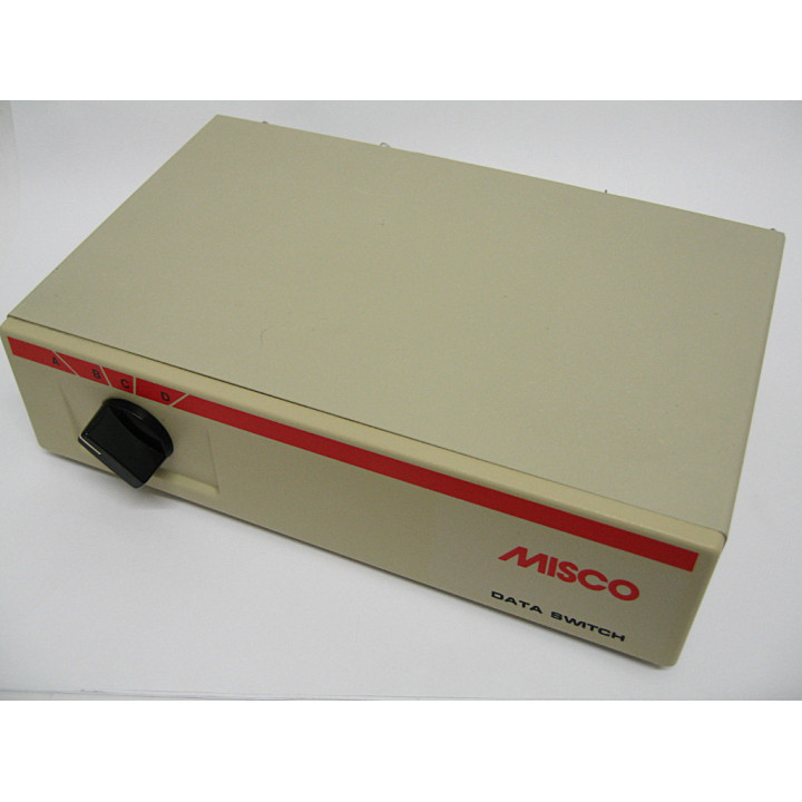 MISCO Data Transfer Switch Manual Box 4 Way Parallel Port A B C D