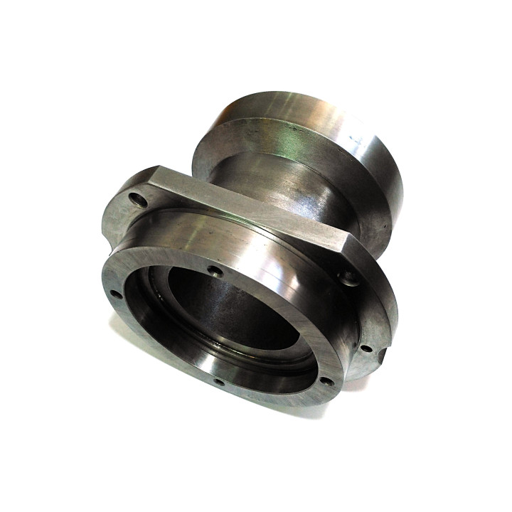 CNC 3D - Flangia in Acciaio per Motore ad Albero Cilindrico