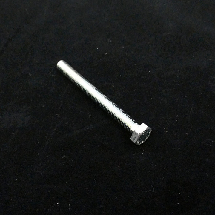 10 x Vite Filettata Testa Esagonale M6x60mm