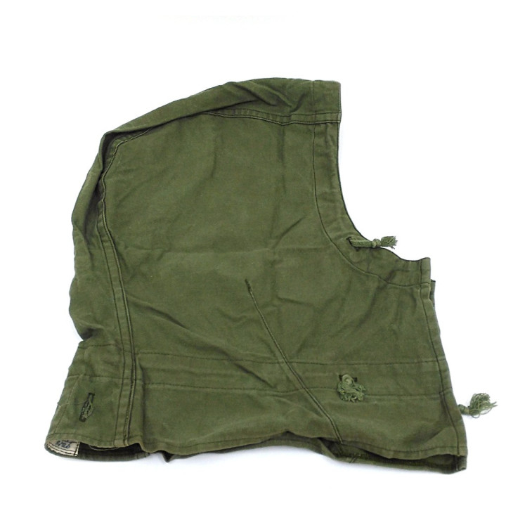KL TC26.1180.11.8-Copricapo per Giacca Militare Esercito Olandese-100% Cotone-Verde Militare
