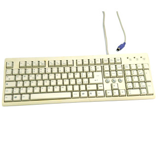 FCC KB-2001 - Tastiera Bianco PS/2 Standard per PC