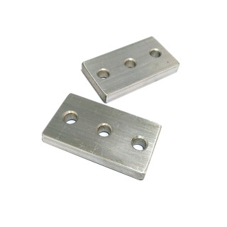 CNC 3D - 2x Staffa di Supporto in Alluminio