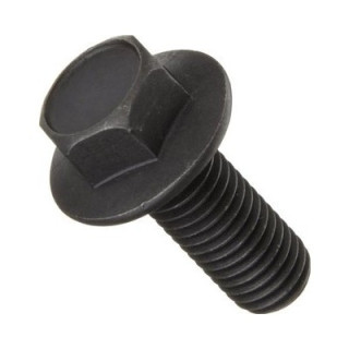 10 x Vite Filettata Testa Esagonale con Flangia M10x20mm -Brunita/Zincata