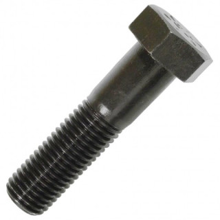 10 x Vite Testa Esagonale con Gambo Parzialmente Filettato M8x40mm -Brunita/Zincata