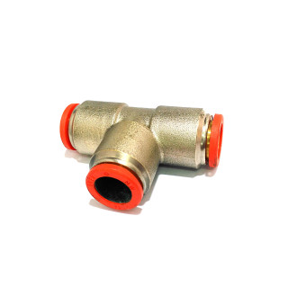 METAL WORK - 3x Raccordo a T per Tubi Pneumatici 6mm 12Bar