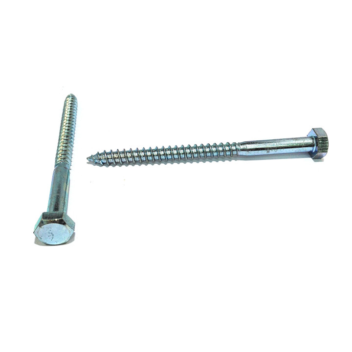 2x Viti Esagonali per Legno Testa Esagonale