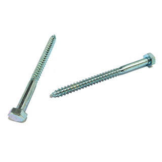 5x Viti Esagonali per Legno Testa Esagonale